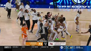 🚨 GAMEWINNING BUZZER BEATER 3 By Cardoso 1 South Carolina Stays Undefeated  SEC Tournament [upl. by Rayford76]