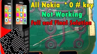 All Nokia  0  key not working Solution Full and Final Solution [upl. by Dollie]