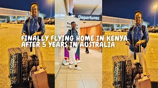 I AM FINALLY FLYING BACK HOME IN KENYA 🇰🇪 FOR CHRISTMAS AFTER 5YEARS IN AUSTRALIA [upl. by Llertnom]