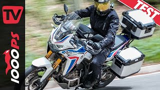 2000km in 5 Tagen Intensivtest Honda Africa Twin Mit Koffern Öhlins und Akrapovic auf Reise [upl. by Sillsby]