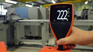 How to Measure Dry Film Thickness using an Elcometer 415 Paint Thickness Gauge [upl. by Lyall]