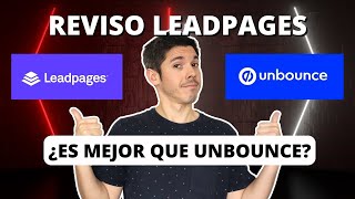 Lead Pages Review y opinión vs Unbounce Constructor de Landing Pages [upl. by Colet426]