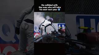 Bottas vs Russel big crash 💥🥶 f1shorts f1 carcrash [upl. by Tonry367]