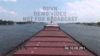 Edward L Ryerson Thousand Island NY Scenic Boat Passage Stock Video [upl. by Endora]