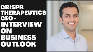 CRISPR Therapeutics Stock CRSP CEO Samarth Kulkarni Interview on Business Outlook [upl. by Nessim]