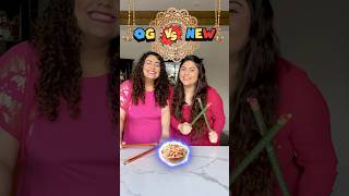 🪔OG vs New Navratri Chaat Challenge foodchallenge navaratri [upl. by Eelram]