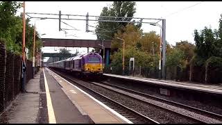 Class 67s passing through Marston green [upl. by Ellord598]