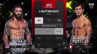 Clay Guida vs Claudio Puelles Fight Highlights [upl. by Naejeillib]