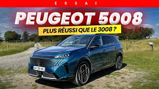 ESSAI Nouveau Peugeot 5008 2024  mieux que le 3008 pour 2000€ de plus  On vous dit tout [upl. by Callum]