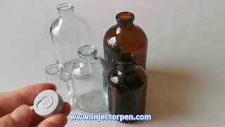 74 pharmaceutical 100ml moulded glass bottle for antibiotic injection [upl. by Nnyleahs264]