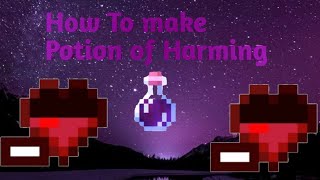 Cara membuat potion of Harming Instant damage [upl. by Florella199]