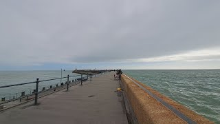 The Folkestone harbour Arm‐ A beautiful promenade out at sea with a worldclass view 011023 [upl. by Bigot]