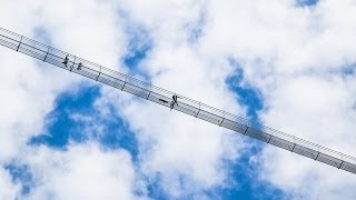 Hängebrücke Holzgau im Lechtal [upl. by Tooley825]