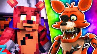 Foxy Reacts To quotThe Foxy Songquot  Minecraft FNAF Animation Music Video [upl. by Krissy]