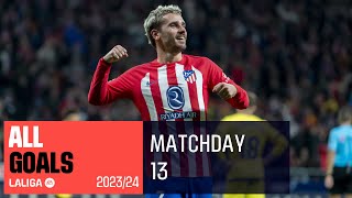 All Goals Matchday 13 LALIGA EA Sports 20232024 [upl. by Pen]