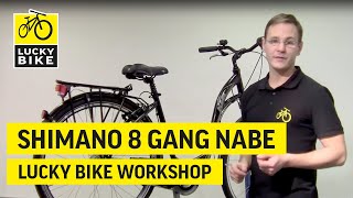 Shimano 8 Gang Nabenschaltung einstellen [upl. by Sirtemed856]