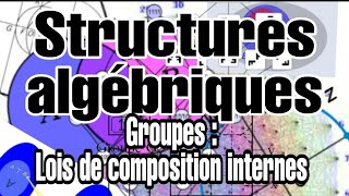 Structures algébriques  Groupes  lois de composition internes  Exemples 1 [upl. by Olumor]