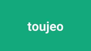 How To Pronounce Toujeo In American Accent [upl. by Yaras855]