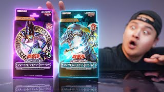 OPENING NEW YUGIOH 25TH ANNIVERSARY BLUEEYES amp DARK MAGICIAN STRUCTURE DECKS NEW RARITY [upl. by Shurwood]