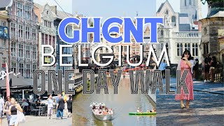 One Day walk in Ghent GHENT Belgium 4K scenery  petrolsmellofficial citytour travel [upl. by Laicram]