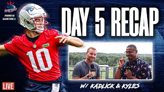 LIVE from Patriots Training Camp Day 4  Patriots Daily [upl. by Airalav]