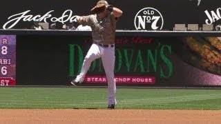 Forsythe makes a nice play on a grounder [upl. by Formenti]