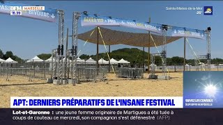 Apt  derniers préparatifs de lInsane Festival [upl. by Malkin]