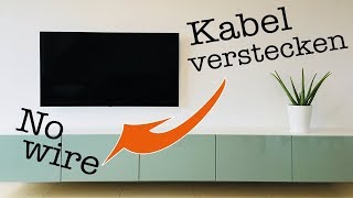 TV Kabel verstecken in Steinwand [upl. by Sumer]