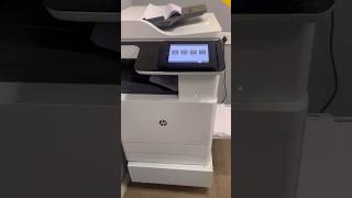 HP Color LaserJet MFP E78223 A3 Printar ConfigurationStatus Page trending printer shorts [upl. by Urbai]