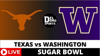 TEXAS VS WASHINGTON LIVE  NCAAF Sugar Bowl Game Score Radio JAN 01 2024 [upl. by Radferd955]