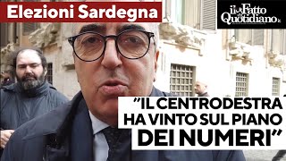 Elezioni in Sardegna la destra perde ma lanalisi del voto è surreale quotVinto sul piano dei numeriquot [upl. by Ynetruoc]