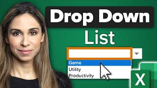 Create SMART Drop Down Lists in Excel with Data Validation [upl. by Anirtep]