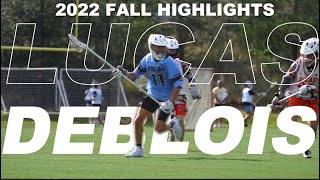 Lucas DeBlois 2022 Fall Highlights  AOF 2025 [upl. by Otilopih923]