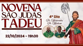 Novena em Honra a São Judas Tadeu 4º Dia  22102024  AO VIVO [upl. by Ahselyt]