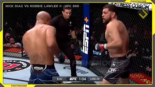 Nick Diaz vs Robbie Lawler II Highlights [upl. by Loos674]