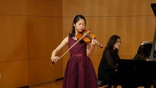 Violin Concerto No 1 in A minor by J B Accolay  Hana Tsai 11 yrs old [upl. by Chas]