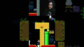 Chicanery Beginner Edition by Buflen Part 3 smw kaizo gaming shorts twitch mario [upl. by Galatea287]