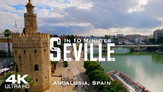 SEVILLE 🇪🇸 Sevilla 2024 Drone Aerial 4K Drones  Andalusia Andalucía Spain España [upl. by Golightly463]