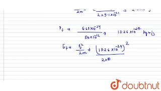 What amount of energy should be added to an electron to reduce its de Brogie wavelengths from 10 [upl. by Akerehs693]