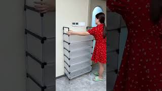 Dustproof shoe cabinet fyp homeimprovement homefinds gadgets [upl. by Helbonnas408]