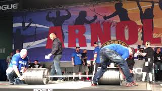 World record deadlifts attempt 501 kg by Hafthor Bjornsson I Arnold Classic 2019 [upl. by Hersch239]