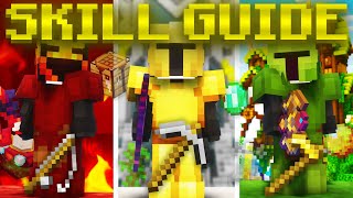 THE COMPLETE SKILL LEVELLING GUIDE  Hypixel Skyblock [upl. by Monsour]