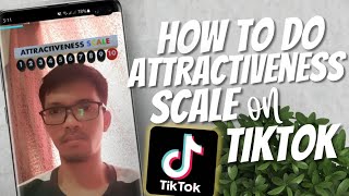 How to use attractiveness scale on Tiktok [upl. by Middlesworth]