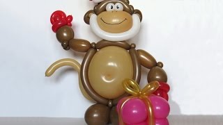 Обезьяна из шаров  тело  Monkey of balloons  body Subtitles [upl. by Aurelio]