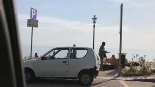 Barcola Beach Trieste Italy Sunny Day May18 [upl. by Nnylyrehc]