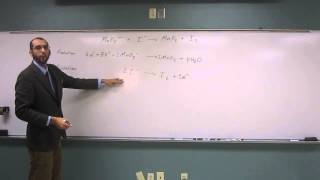 Write a Balanced Redox Equation in Basic Solution 002 [upl. by Ilime]