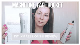 Magnitone facerocket 5 in 1 face firming amp toning devce 1st impressions amp review [upl. by Jerad82]