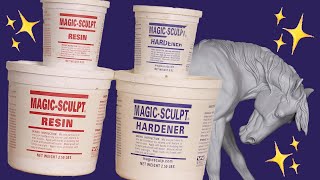 All About MAGIC SCULPT  Better than Apoxie  2 Part Resin Based Air Dry Clay for Sculpting [upl. by Aicaca]