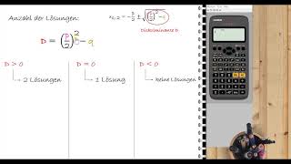 quadratische Gleichungendie Diskriminante [upl. by Ennayar664]