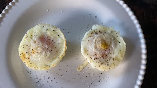 Air Fryer Poached Eggs  How to make Poached Eggs in the Air Fryer [upl. by Anailuj]